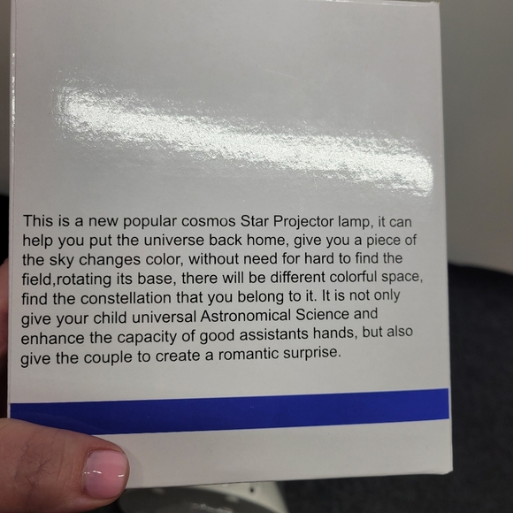 New Dream Rotating Project Lamp Cosmos Stars Color Changing Night Light Kid Room - Picture 7 of 7